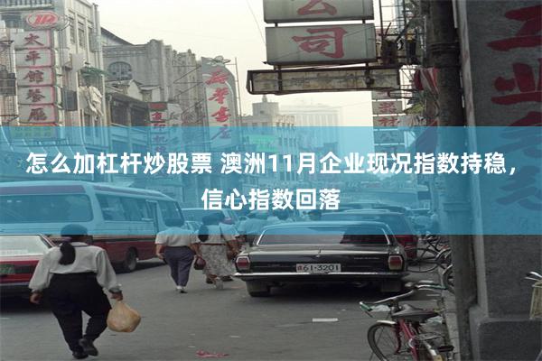 怎么加杠杆炒股票 澳洲11月企业现况指数持稳，信心指数回落
