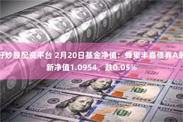 好炒股配资平台 2月20日基金净值：蜂巢丰嘉债券A最新净值1.0954，跌0.05%