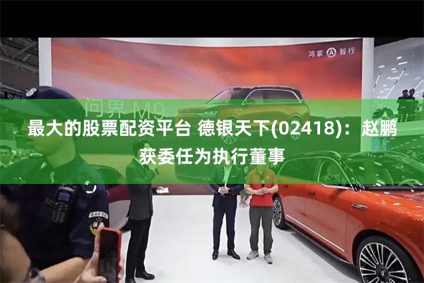 最大的股票配资平台 德银天下(02418)：赵鹏获委任为执行董事