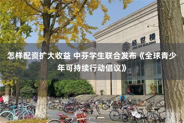 怎样配资扩大收益 中芬学生联合发布《全球青少年可持续行动倡议》
