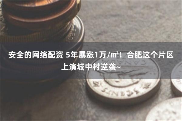 安全的网络配资 5年暴涨1万/㎡！合肥这个片区上演城中村逆袭~